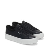 Superga 2740 Sneaker Platform Vegan Material Black